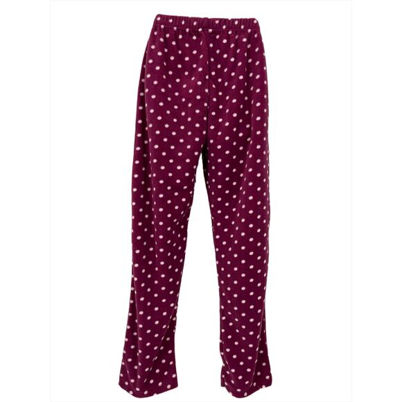 Polar Alt Pajama Bottom in Polka Dot Bordeaux Size Medium - Picture 5 of 9